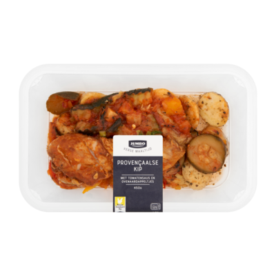 Huismerk Verse Maaltijd Provençaalse Kip met Tomatensaus en Ovenaardappeltjes