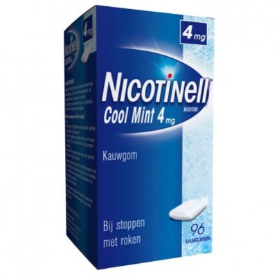 Nicotinell Mint kauwgom 4mg stoppen met roken