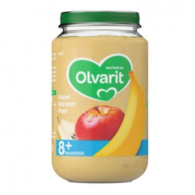 Olvarit Appel banaan peer 8+ mnd