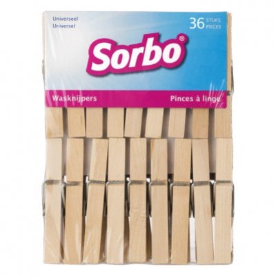 Sorbo Wasknijpers hout