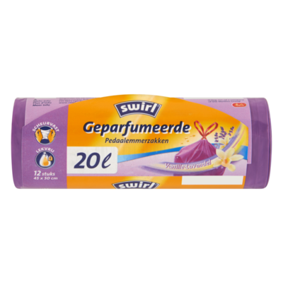 Swirl Geparfumeerde Pedaalemmerzakken Vanille-Lavendel 20 L