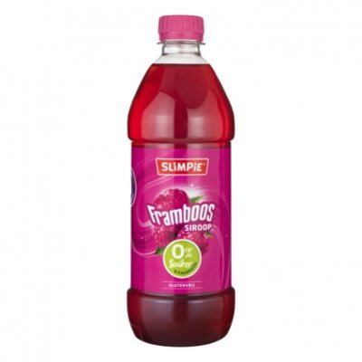Slimpie Siroop framboos 0% suiker
