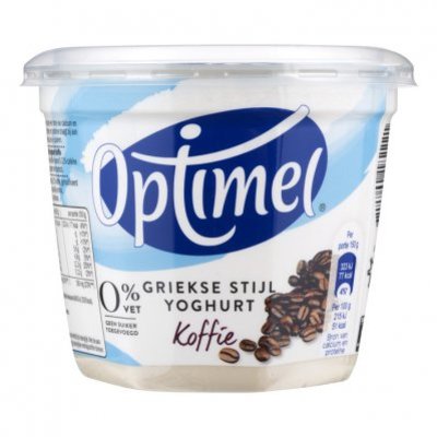 Optimel Magere griekse stijl yoghurt koffie