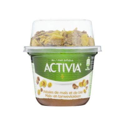 Danone Activia yoghurt breakfast
