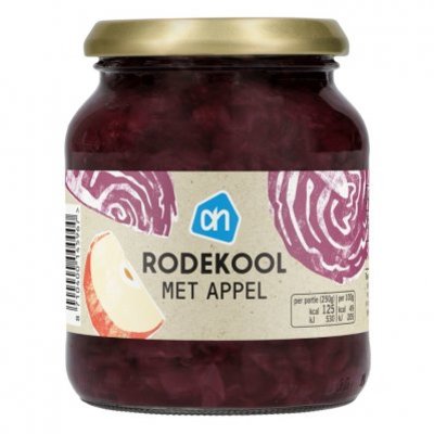 Huismerk Rode kool met appel