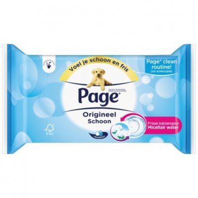 Page Vochtig toiletpapier fresh
