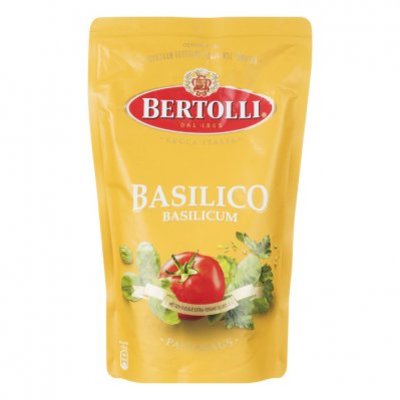 Bertolli Saus in zak basilicum