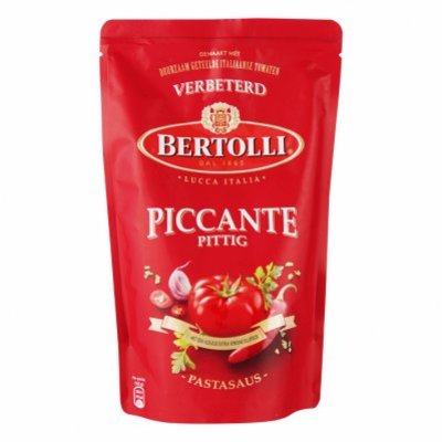 Bertolli Saus in zak pittig