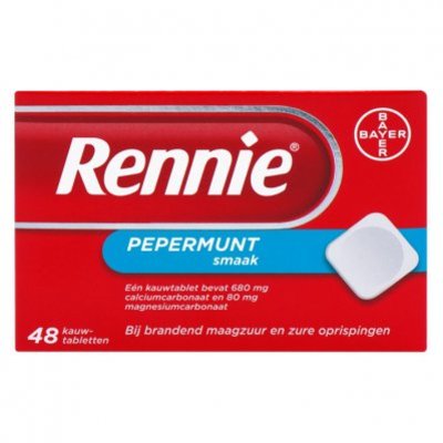 Rennie Pepermunt kauwtabletten
