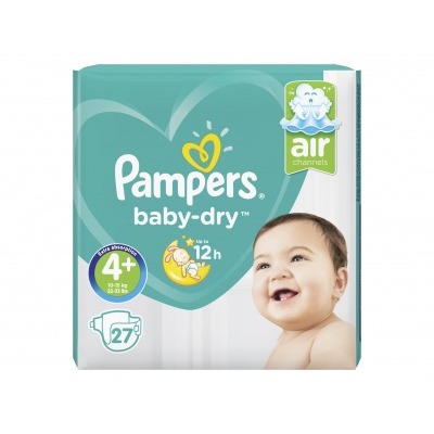 Pampers Baby dry maat 4+