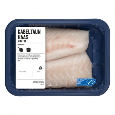 Huismerk Kabeljauwhaas 2 porties