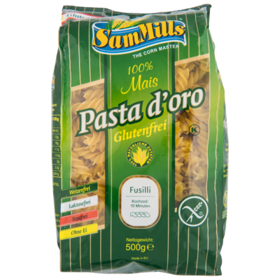 Sammills Pasta d'oro mais glutenvrij