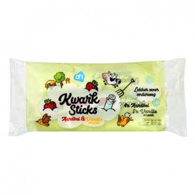 Huismerk Kwarksticks aardbei-vanille