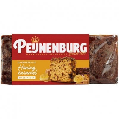 Peijnenburg Ontbijtkoek honing caramel ongesneden