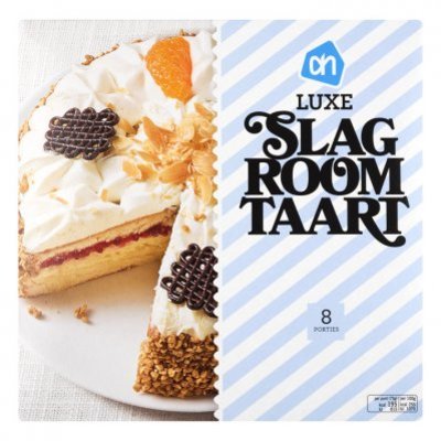 Huismerk Luxe slagroomtaart