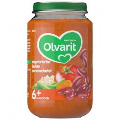 Olvarit Vegetarische bruine bonenschotel 6 mnd
