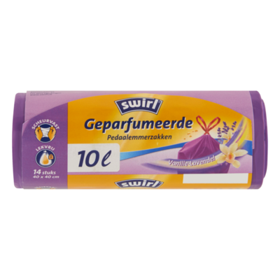 Swirl Geparfumeerde Pedaalemmerzakken Vanille-Lavendel 14 Stuks