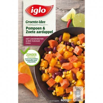 Iglo Groente idee pompoen zoete aardappelen