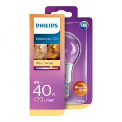 Philips Ledlamp warmgeel dim 40W E27 220-240V