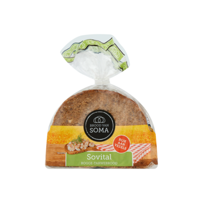 Brood van Soma Sovital Rogge-Tarwebrood