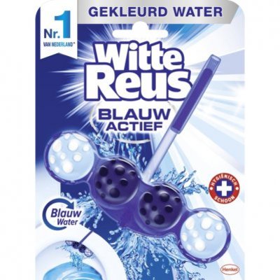 Witte Reus Toiletblok blauw actief