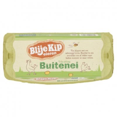 Blije Kip Buitenei, vrije uitloop eieren
