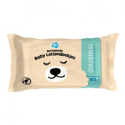 Huismerk Beregoede baby lotiondoekjes original
