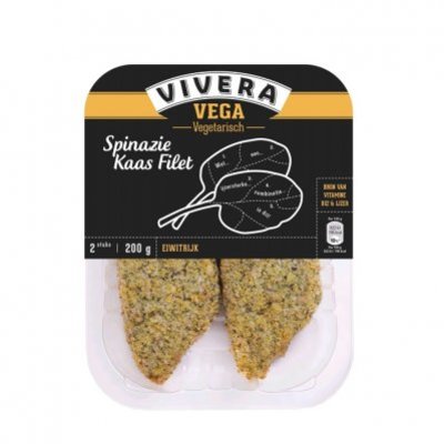 Vivera Kaasspinazie burger