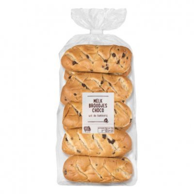 Huismerk Melkbroodjes met chocola