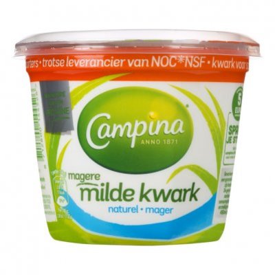 Campina Magere milde kwark naturel