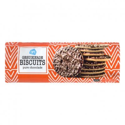 Huismerk Gesuikerde biscuits pure chocolade