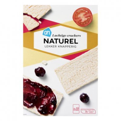 Huismerk Luchtige crackers naturel