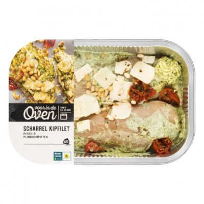 Huismerk Ovenschotel kipfilet pesto-pijnboompit