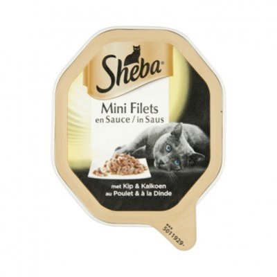 Sheba Kattenvoer nat filets in kip & kalkoen
