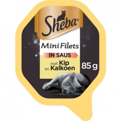 Sheba Kattenvoer nat filets in kip & kalkoen