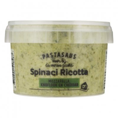 Huismerk Verse pastasaus spinazie-ricotta