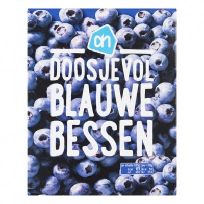 Huismerk Doosjevol blauwe bessen