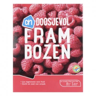 Huismerk Doosjevol frambozen