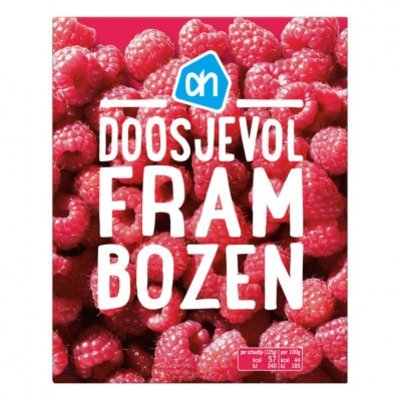 Huismerk Doosjevol frambozen