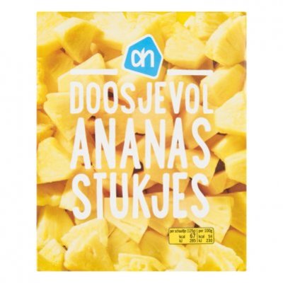 Huismerk Doosjevol ananasstukjes