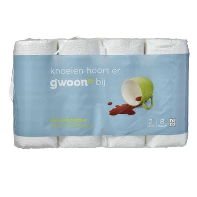 Huismerk Keukenpapier 8 Rollen 2 Laags