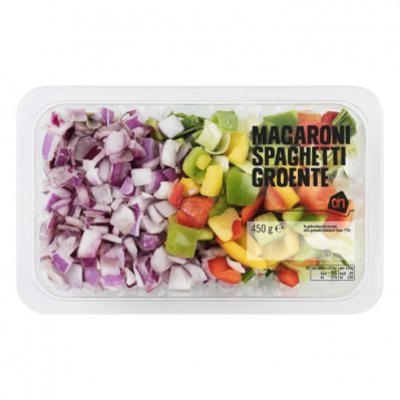 Huismerk Macaroni spaghetti groente