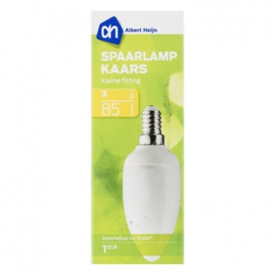 Huismerk Spaarlamp kaars 3W kleine fitting