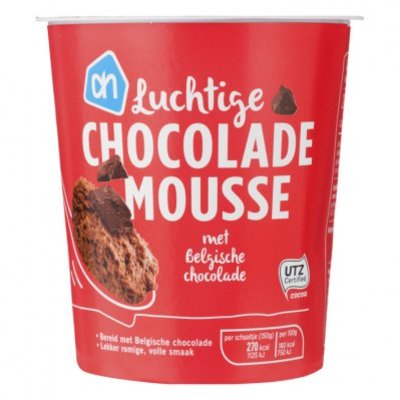 Huismerk Chocolade mousse puur