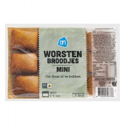 Huismerk Mini worstenbrood hapjes