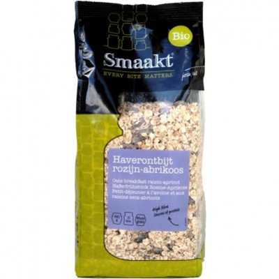 Smaakt Ontbijt rozijnen abrikoos