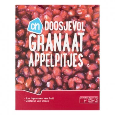 Huismerk Doosjevol granaatappelpitjes