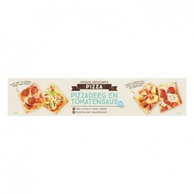 Huismerk Pizzadeeg en tomatensaus