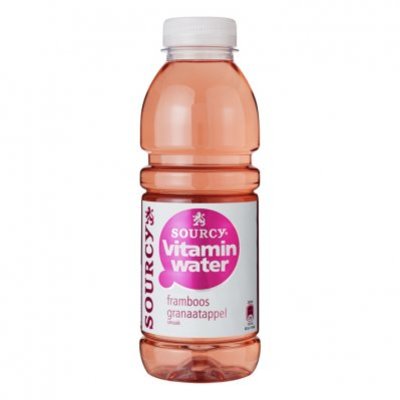 Sourcy Vitaminwater framboos- granaatappel
