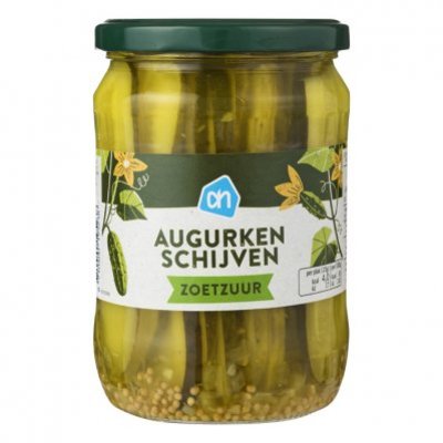 Huismerk Zoetzure augurken schijven